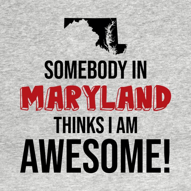 Somebody in Maryland Thinks I Am Awesome by InspiredQuotes